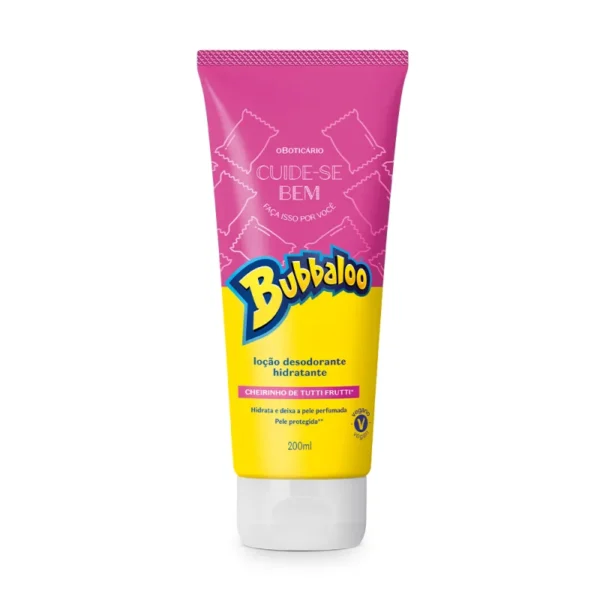 Cuide-se Bem Bubbaloo Tutti- Frutti Hidratante Corporal 200ml- OBoticario