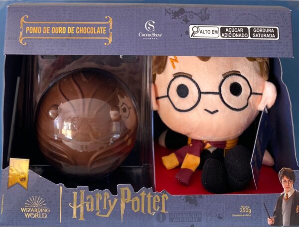 Cacau Show Ovo Harry Potter 250g Pelucia Harry - Cacau Show