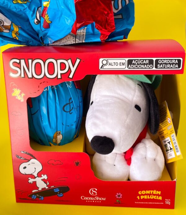 Cacau Show Ovo Snoopy 160g Pelúcia Escoteiro - Cacau Show