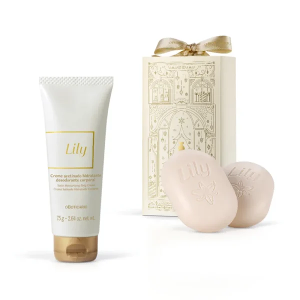 Kit  LiLy Creme Mãos Natal 2024- OBoticario