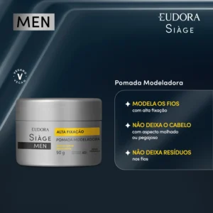 Siage Pomada para Cabelo alta fixação _ Eudora